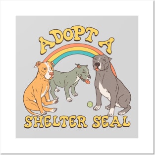 Adopt A Shelter Seal Posters and Art